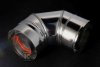 Kolano kominowe DN 80/125, 90 st z uszczelką do kotłów kondensacyinychi turbo SKKBK9080125